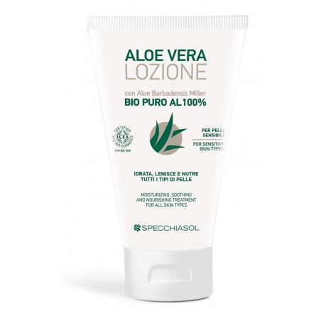 Specchiasol Aloe Vera Lozione Bio Puro 100% 150 Ml