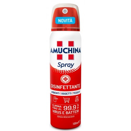 Angelini Amuchina Spray Ambienti Oggetti Tessuti 100 Ml