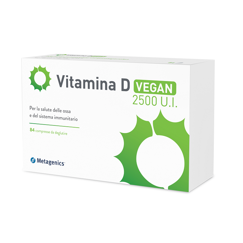 Metagenics Belgium Bvba Vitamina D 2500 Ui Vegan 84 Compresse