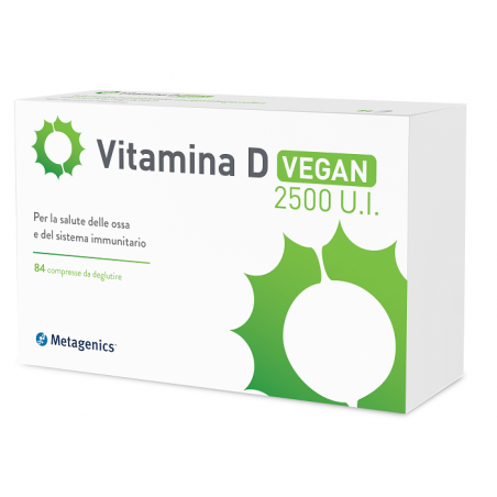 Metagenics Belgium Bvba Vitamina D 2500 Ui Vegan 84 Compresse