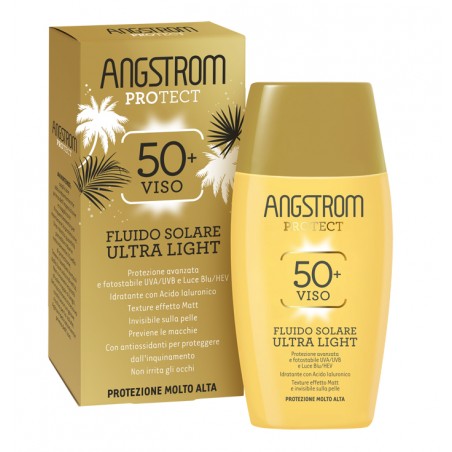 Perrigo Italia Angstrom Fluido Solare Viso Ultra Light Spf 50+ 40 Ml