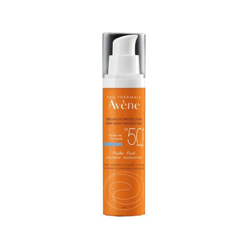 Avene Sol Fluido Spf50+ Senza Profumo Nuova Formula 50 Ml