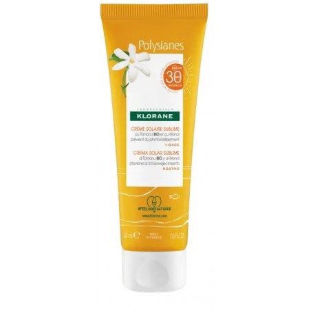 Klorane Les Polysianes Crema Viso Tamanu Bio&monoi Spf30 50 Ml