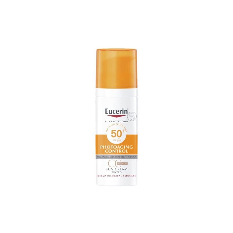 Beiersdorf Eucerin Sun Photoaging Control Tinted Gel Creme Spf50+ Medium 50 Ml