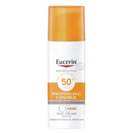 Beiersdorf Eucerin Sun Photoaging Control Tinted Gel Creme Spf50+ Medium 50 Ml