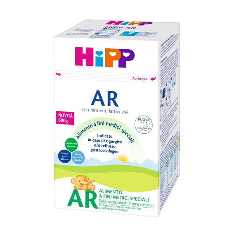 Hipp Italia Hipp Latte Antireflusso Con Metafolina 600 G