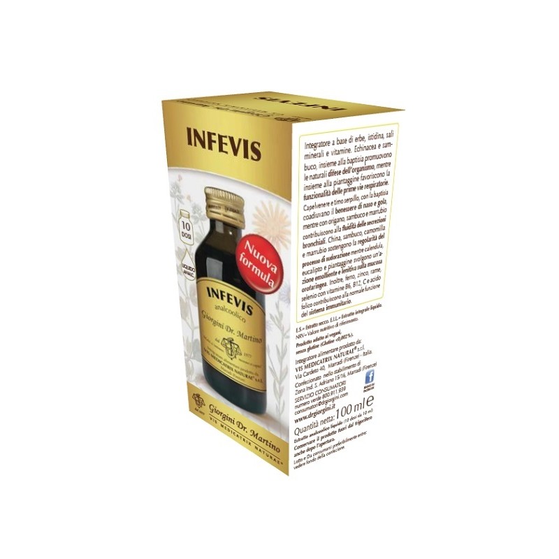 Dr. Giorgini Ser-vis Infevis Liquido Analcolico 100 Ml