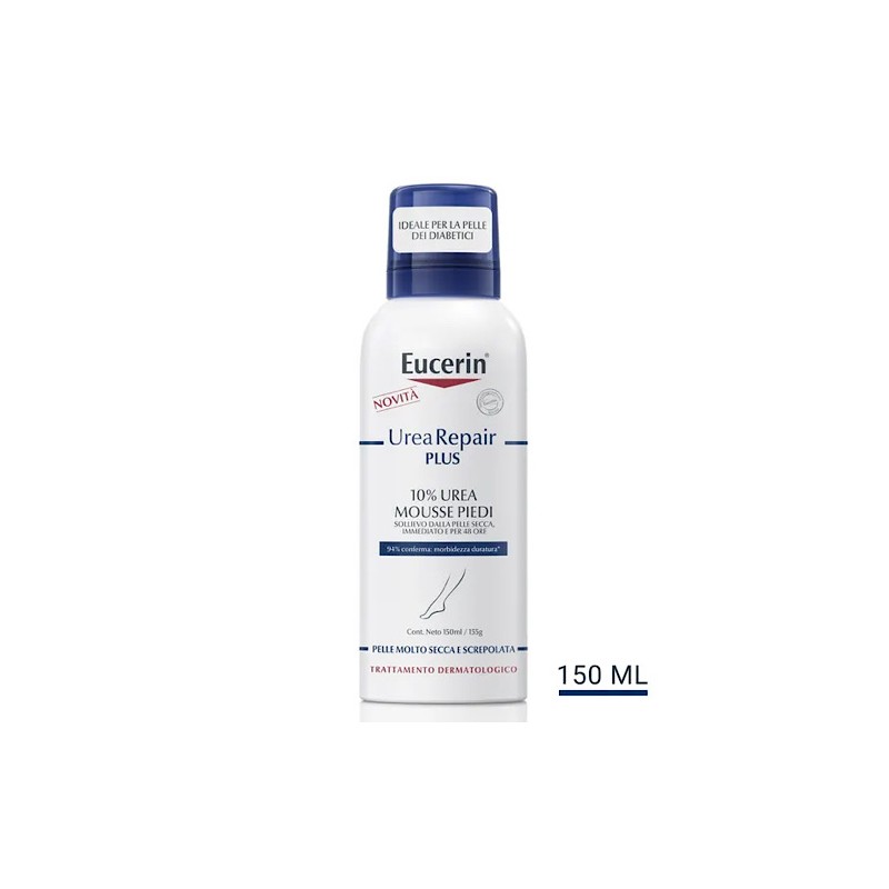 150 ml flacone mousse eucerin piedi