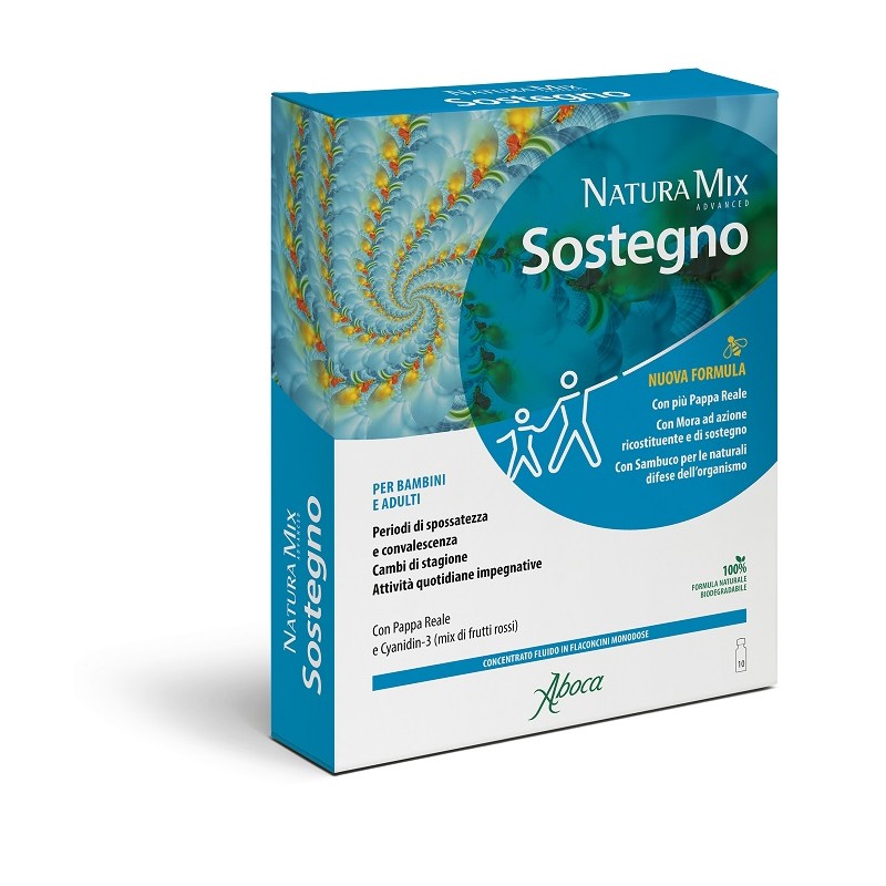 Aboca Natura Mix Advanced Sostegno sistema immunitario 10 Flaconcini