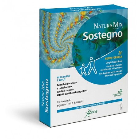 Aboca Natura Mix Advanced Sostegno sistema immunitario 10 Flaconcini