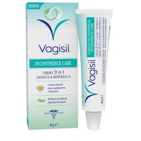 Combe Italia Vagisil Incontinence Care Crema 2in1 Lenisce & Rinfresca 30 G