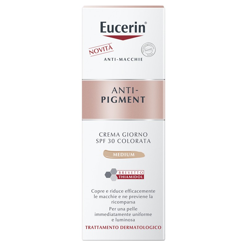 Beiersdorf Eucerin Anti-pigment Giorno Spf30 Colorato Medium 50 Ml