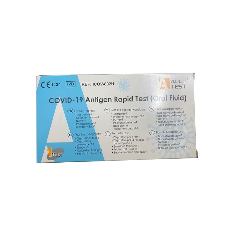 Dpi Medical Solution Test Antigenico Rapido Covid-19 Alltest Autodiagnostico Determinazione Qualitativa Antigeni Sars-cov-2 In C