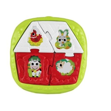 Chicco Gioco S2p 2in1 House&farm Puzzle