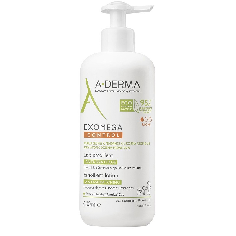 Aderma Exomega Control Latte Emolliente 400 Ml