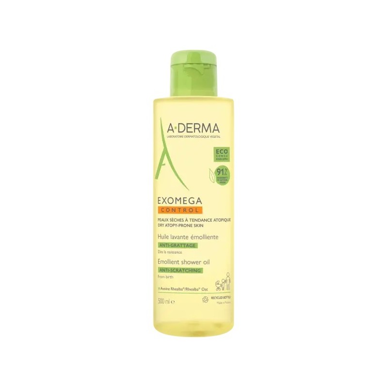 Aderma Exomega Control Olio Lavante Emolliente Ricarica 500 Ml