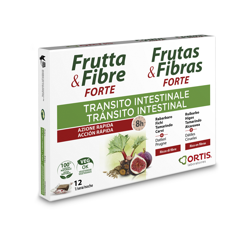 Ortis Laboratoires Pgmbh Frutta & Fibre Forte 12 Cubetti