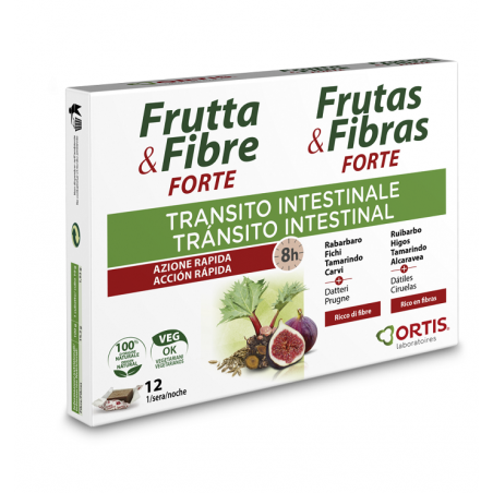 Ortis Laboratoires Pgmbh Frutta & Fibre Forte 12 Cubetti