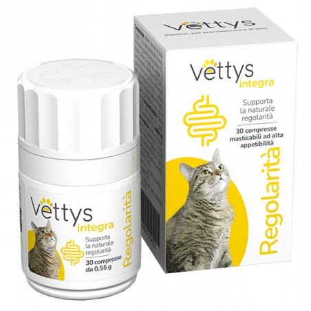 Pharmaidea Vettys Integra Regolarita' Gatto 30 Compresse Masticabili