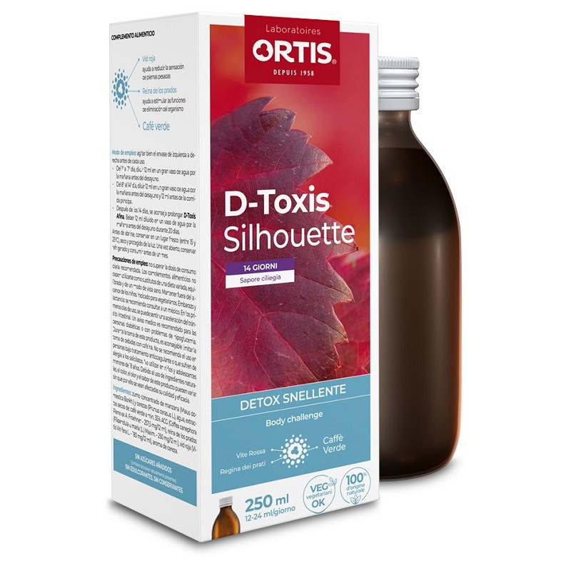 Ortis Laboratoires Pgmbh D-toxis Silhouette Ciliegia 250 Ml