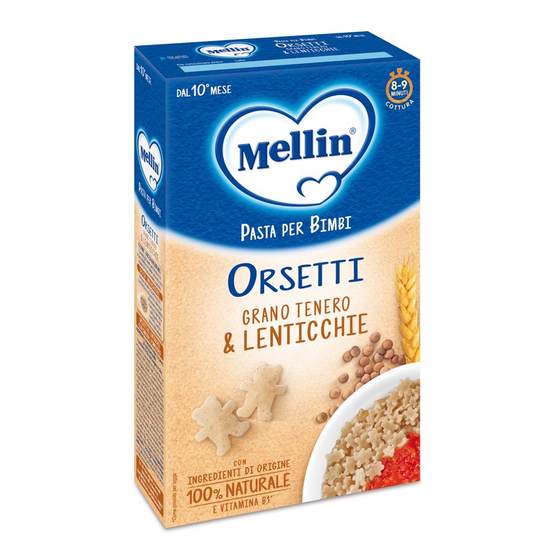 Danone Nutricia Soc. Ben. Mellin Orsetti Con Lenticchie 280 G