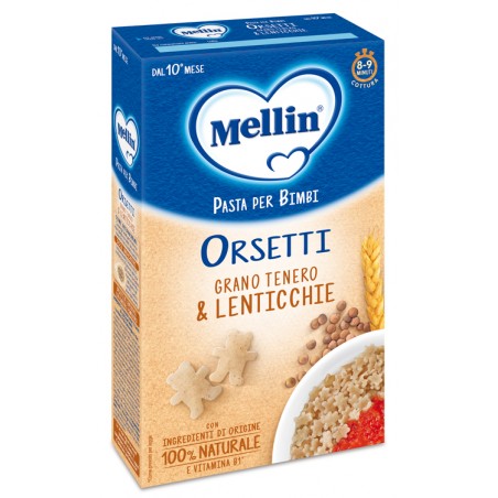 Danone Nutricia Soc. Ben. Mellin Orsetti Con Lenticchie 280 G