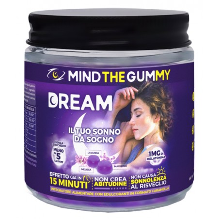 Dante Medical Solution Mind The Gummy Dream 30 Pastiglie Gommose Gusto Mirtillo Senza Zucchero