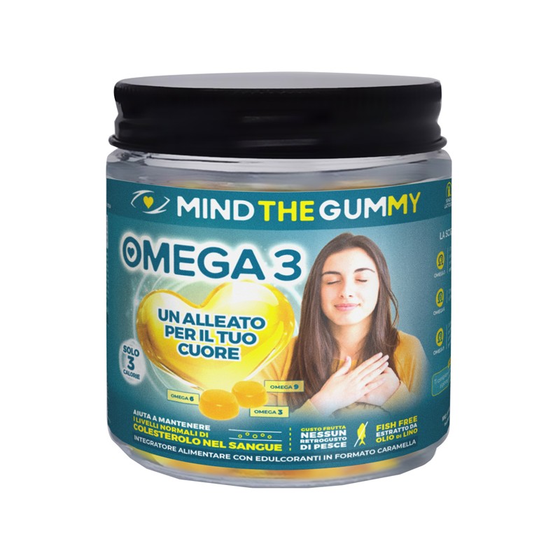 Dante Medical Solution Mind The Gummy Omega3 60 Pastiglie Gommose Gusto Mix Di Frutta Senza Zucchero