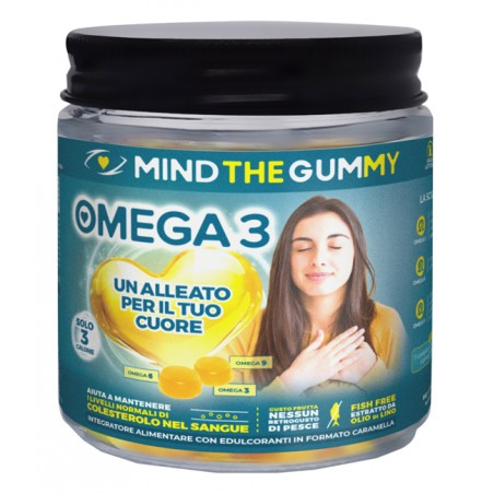 Dante Medical Solution Mind The Gummy Omega3 60 Pastiglie Gommose Gusto Mix Di Frutta Senza Zucchero