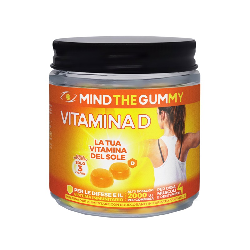 Dante Medical Solution Mind The Gummy Vitamina D 30 Pastiglie Gommose Gusto Limone Senza Zucchero