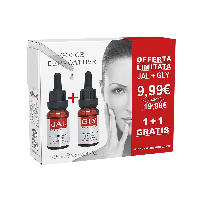 Dermo-lab Italia Vital Plus Active Gocce Dermoattive Jal 15 Ml + Gly 30 Ml