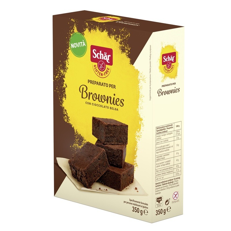 Dr. Schar Schar Preparato Per Brownies Con Cioccolato Belga 350 G