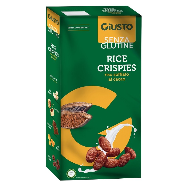 Farmafood Giusto Senza Glutine Rice Crispies Cacao 250 G