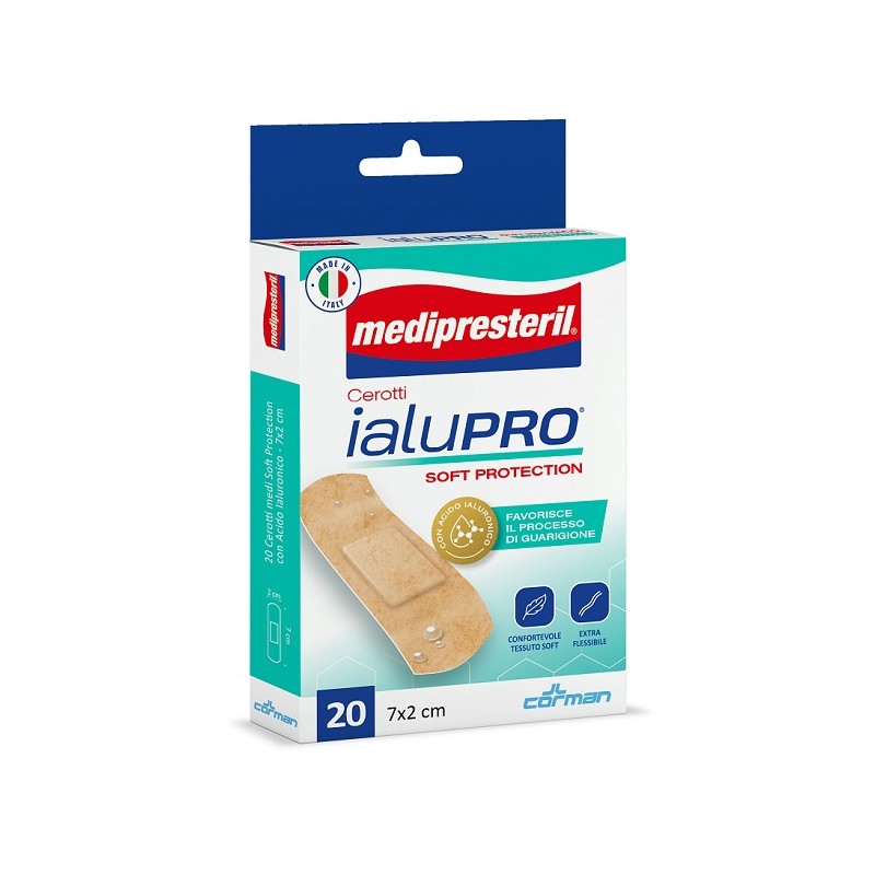 Corman Medipresteril Cerotti Ialupro Soft Protection Medi 7x2cm 20 Pezzi