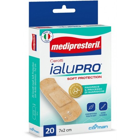 Corman Medipresteril Cerotti Ialupro Soft Protection Medi 7x2cm 20 Pezzi