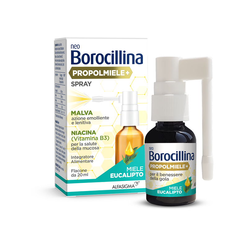 flaconcino 20 ml neoborocillina propolmiele spray