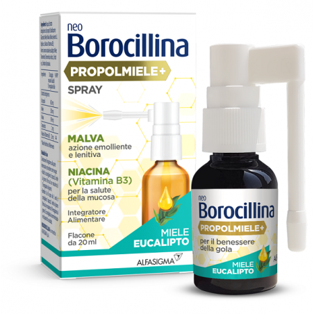 flaconcino 20 ml neoborocillina propolmiele spray