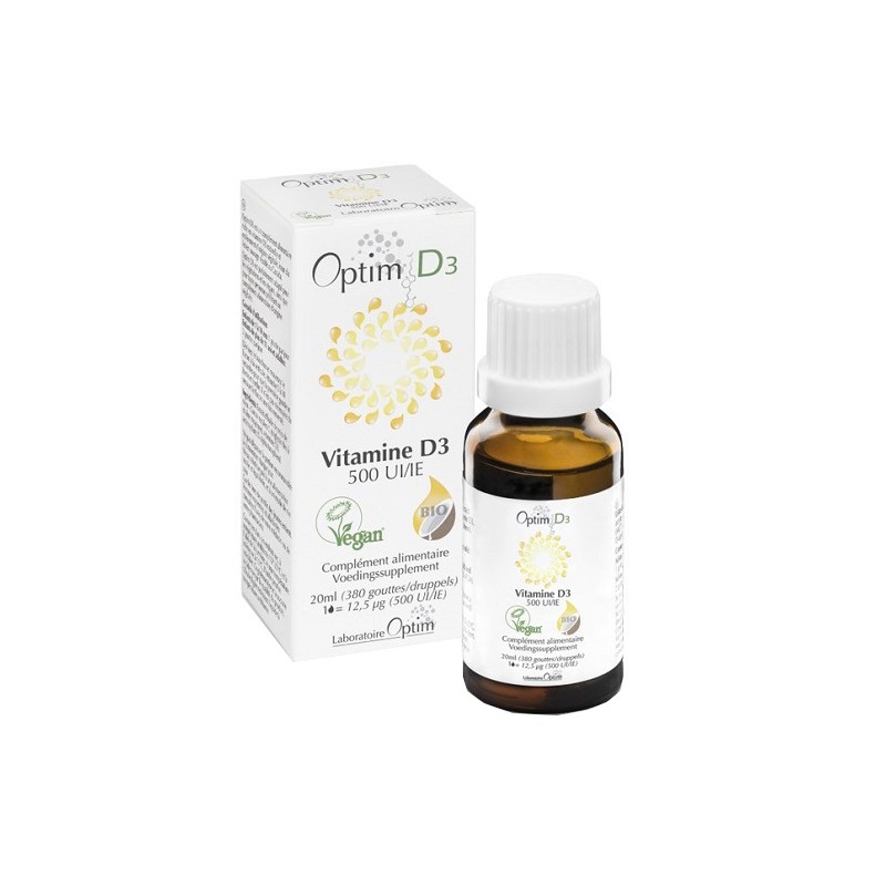 Bionoto Sprl Optim D3 Vitamina Vegetale 500ui Gocce 20 Ml