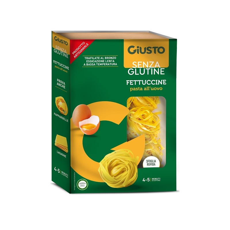 Farmafood Giusto Senza Glutine Fettuccine All'uovo 250 G