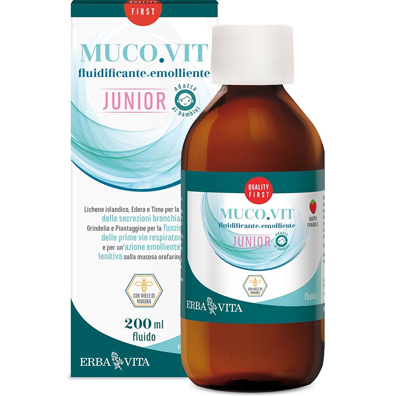 Erba Vita Group Mucovit Fluido Bambini 200 Ml