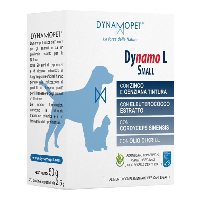 Dynamopet Dynamo L Small 20 Bustine Appetibili Da 2,5 G