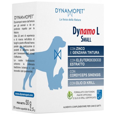 Dynamopet Dynamo L Small 20 Bustine Appetibili Da 2,5 G