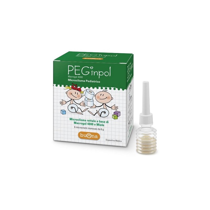 Buona Societa' Benefit Peginpol Microclisma Ped 6 Microclismi Da 6 G