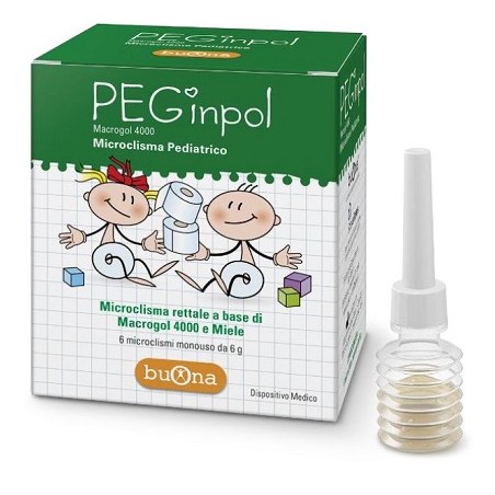 Buona Societa' Benefit Peginpol Microclisma Ped 6 Microclismi Da 6 G