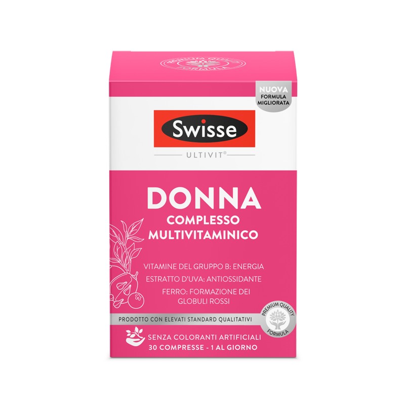 Health And Happiness It. Swisse Multivitaminico Donna 30 Compresse