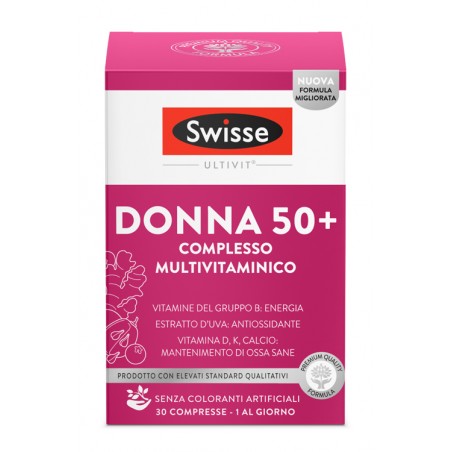 Health And Happiness It. Swisse Multivitaminico Donna 50+ 30 Compresse