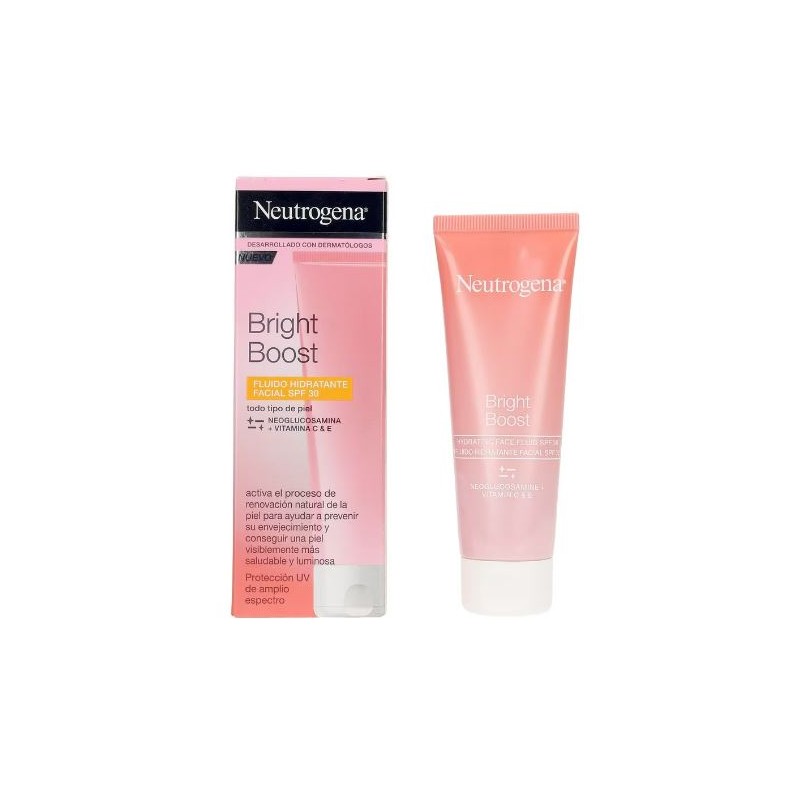 Johnson & Johnson Neutrogena Bright Boost Fluido Viso Idratante Spf30 50 Ml