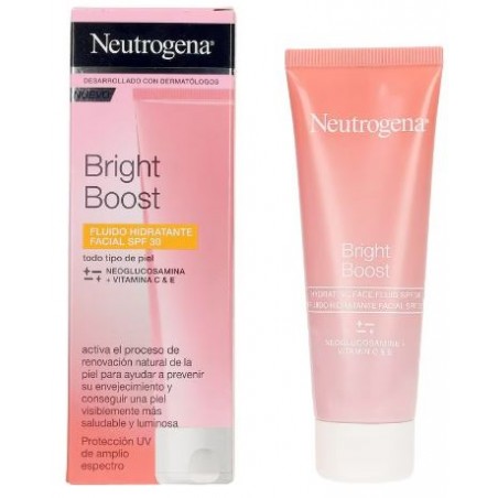 Johnson & Johnson Neutrogena Bright Boost Fluido Viso Idratante Spf30 50 Ml