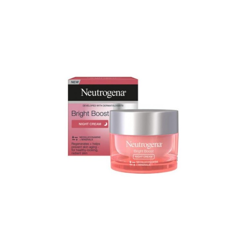 Johnson & Johnson Neutrogena Bright Boost Crema Notte 50 Ml