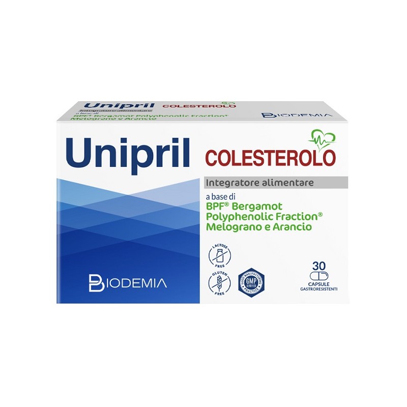 Global Pharmacies Partner Unipril Colesterolo 30 Capsule Gastroresistenti